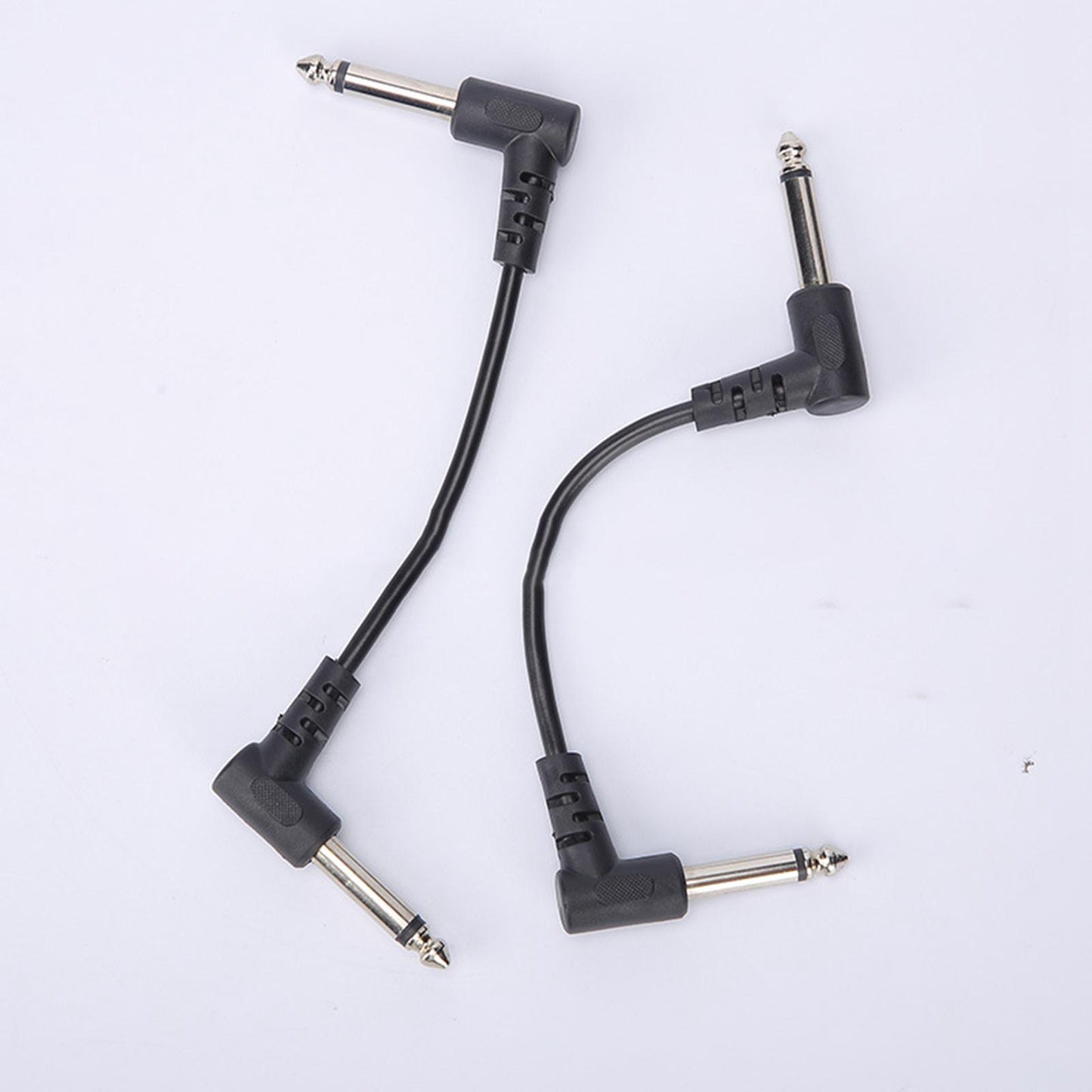 Guitar Patch Cable Right Angle Low Noise Electric Guitar Effect Pedal Cables 15cm