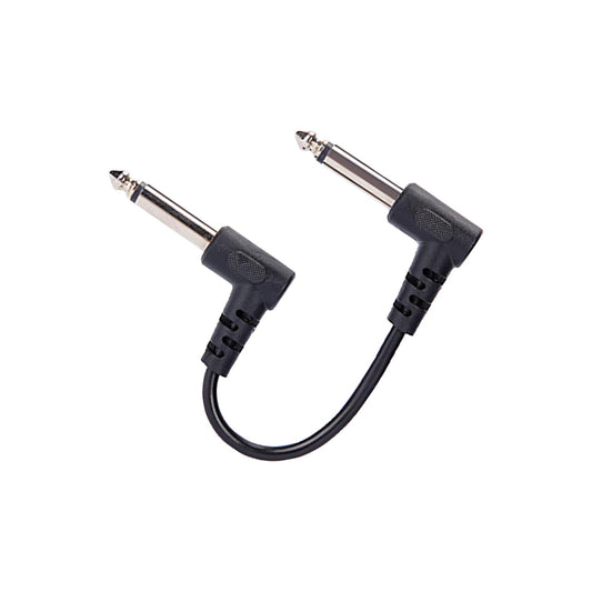 Guitar Patch Cable Right Angle Low Noise Electric Guitar Effect Pedal Cables 30cm