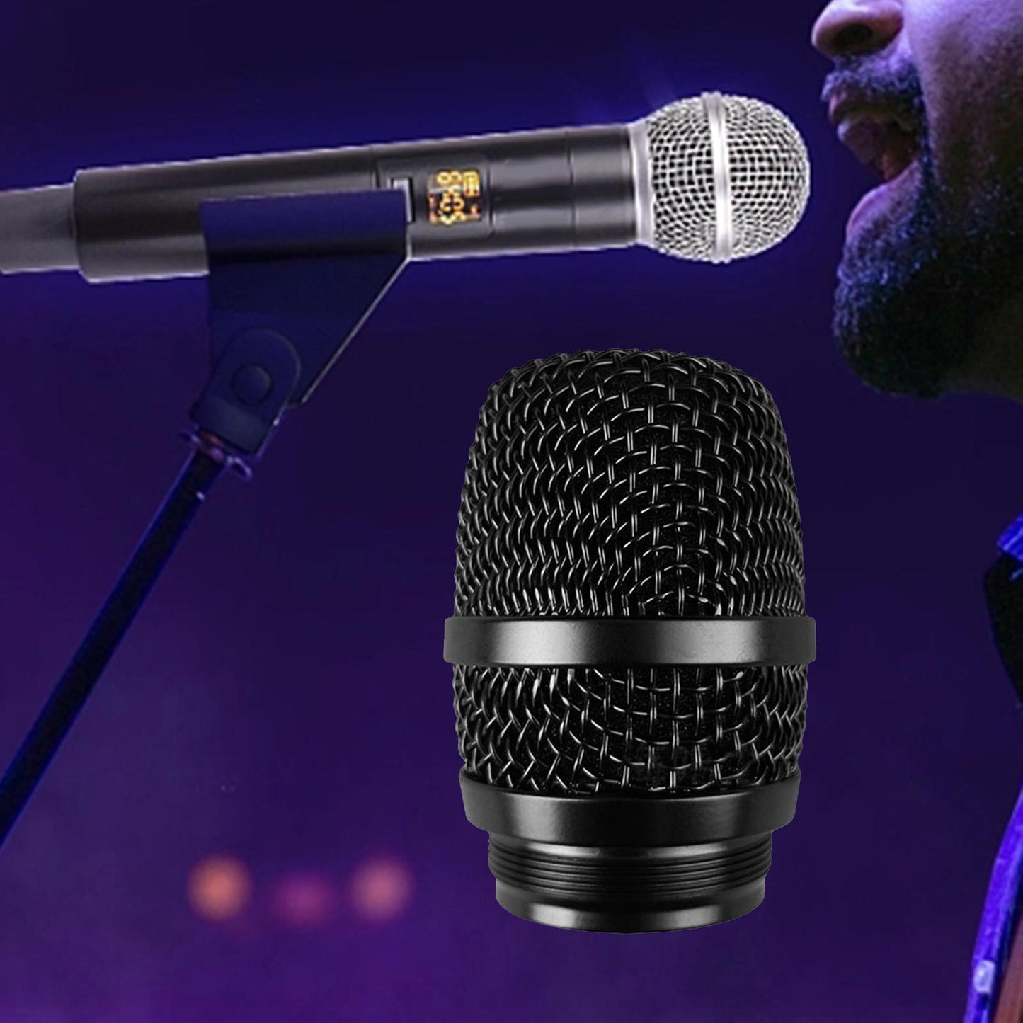 Microphone Grille Replacement Ball Head Mesh Microphone Ball Head Mesh Grill 11