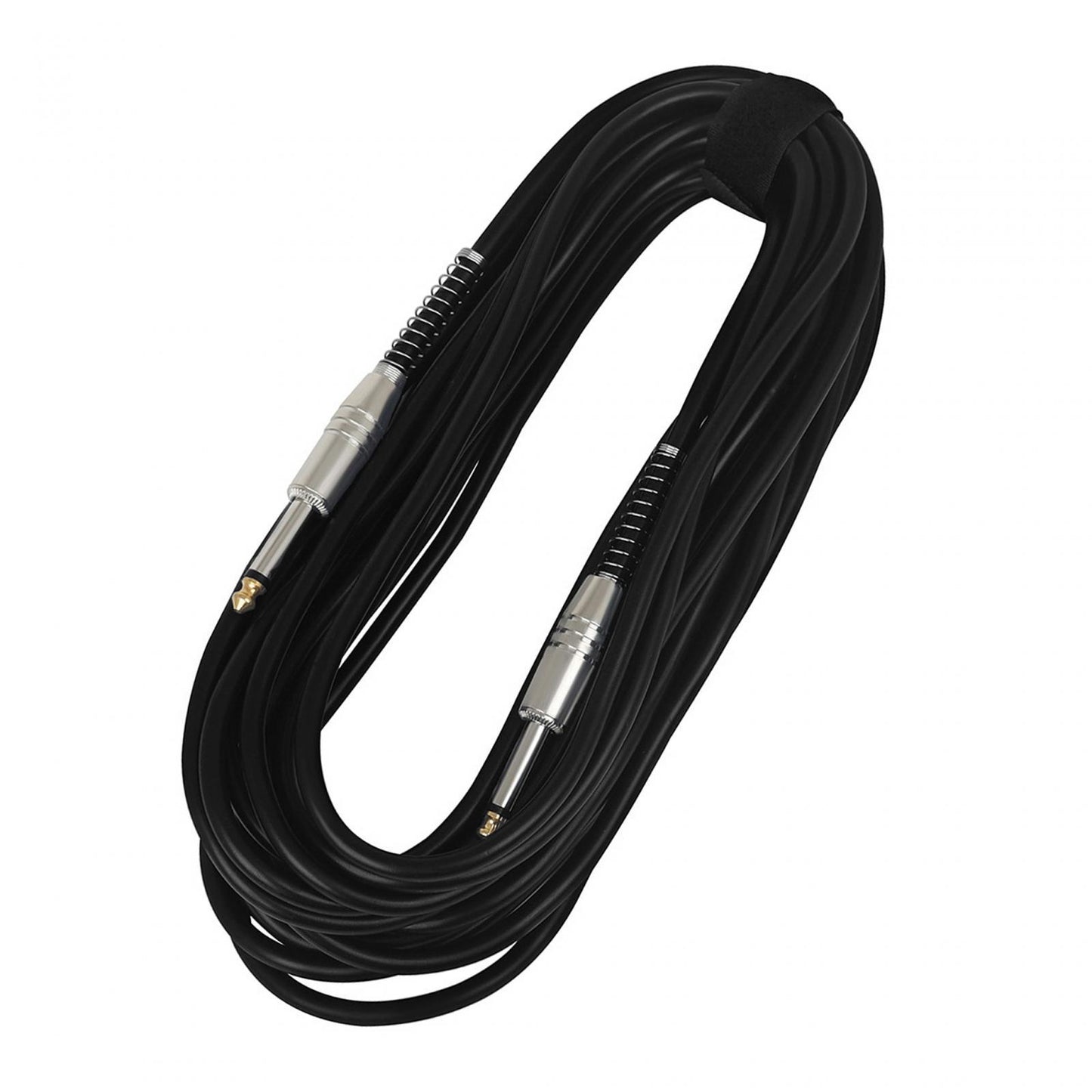 1/4" TRS Instrument Cable 6.35mm Mono Jack Stereo Interconnect Cord for Bass 5 meters