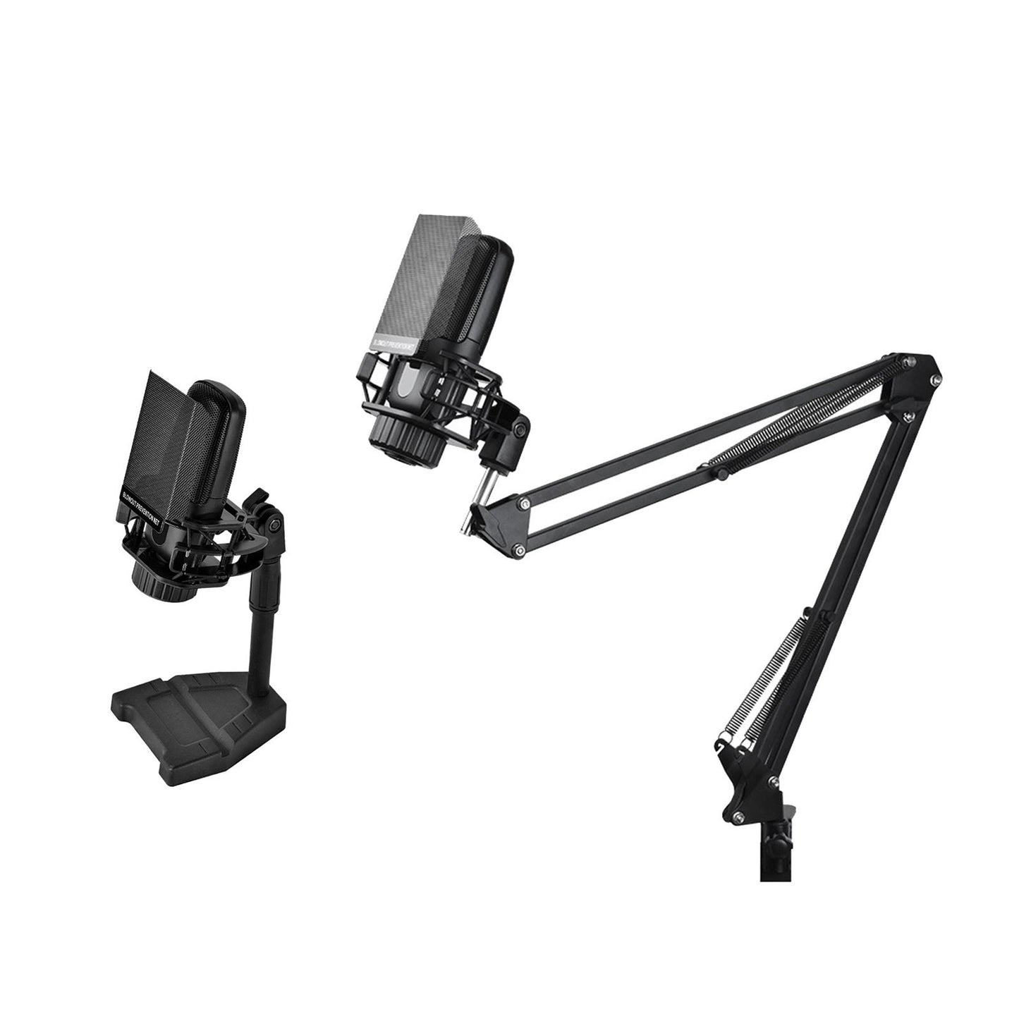 Microphone Arm Stand with Microphone Stable for Live Streaming Radio Station Table Stand
