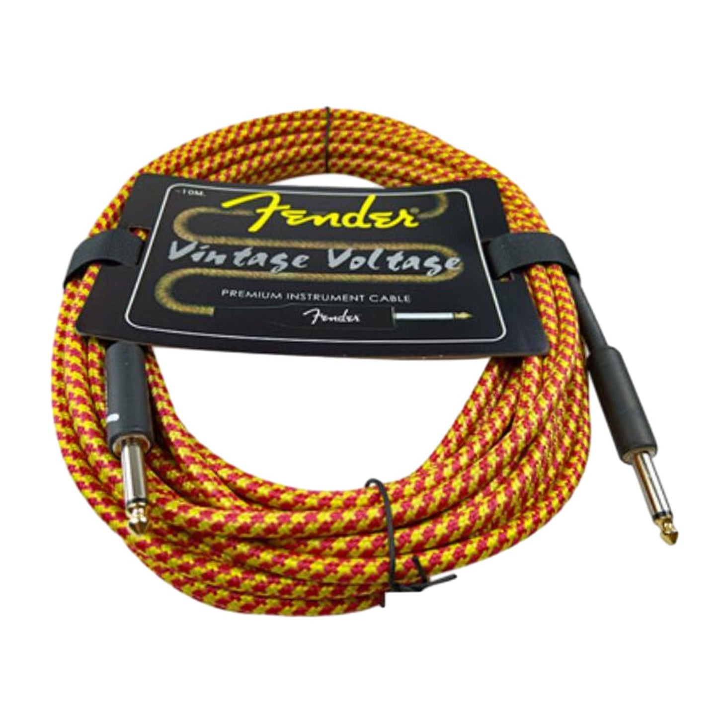 Electric Instrument Cable Guitar Cable for Electric Guitar Speaker Amplifier 10m red yellow