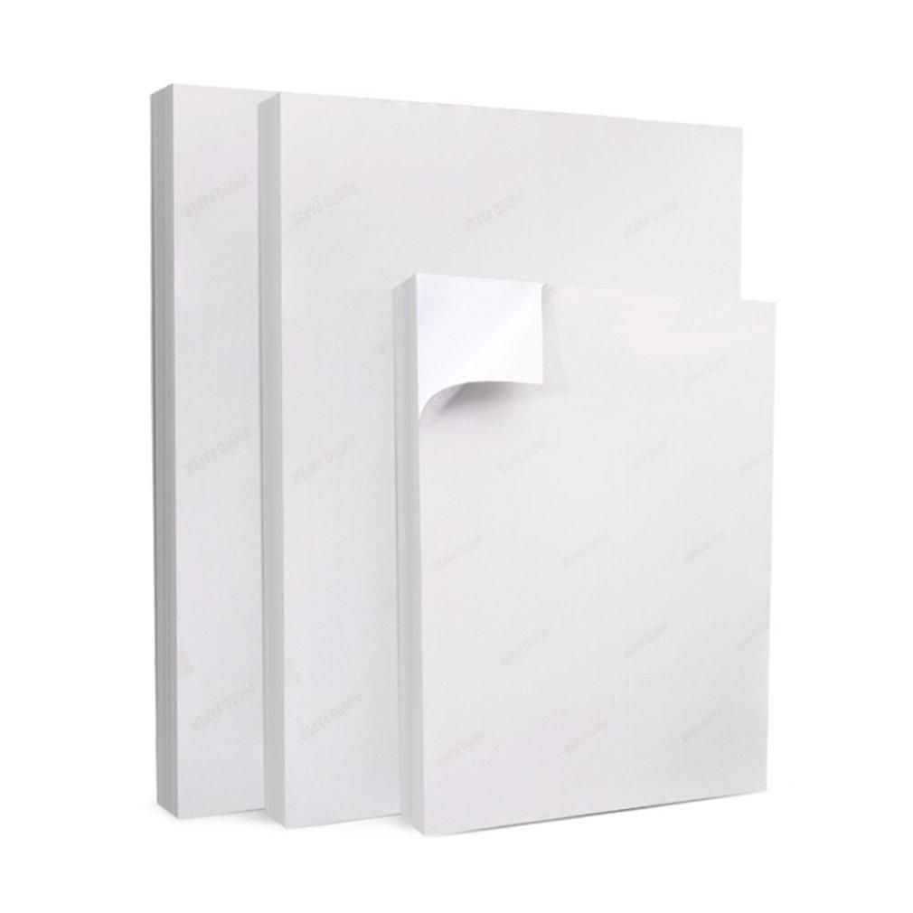 TIANSE High Glossy Photo Paper Backside With Adhesive Dry Quickly Waterproof A5 Photographic Paper Label Sticker