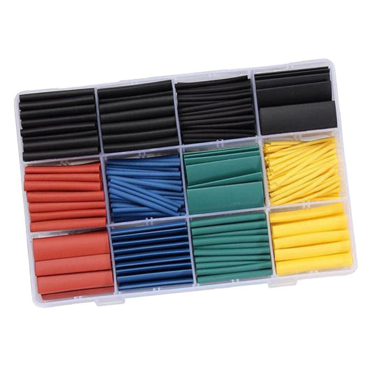 530 Pieces Heat Shrink Tube Wire Wrap Tubing Sleeving Sleeve Assortment