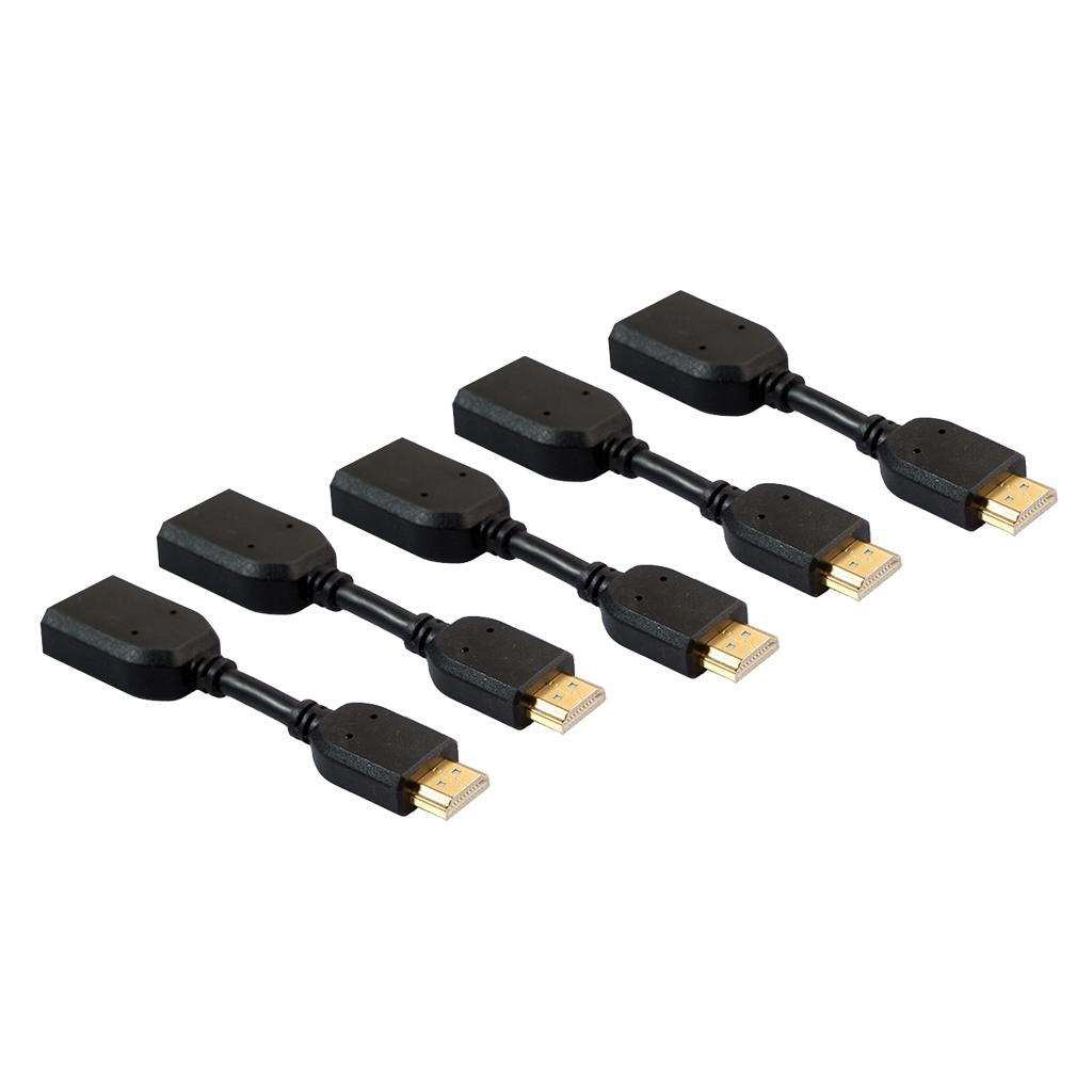 5pcs HDMI Extension Cable M to F 4K HD for TV LCD Laptop PS3 Projector