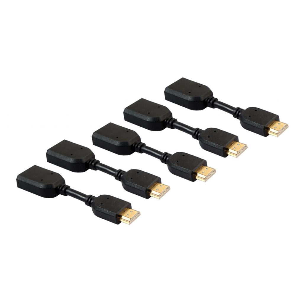 5pcs HDMI Extension Cable M to F 4K HD for TV LCD Laptop PS3 Projector