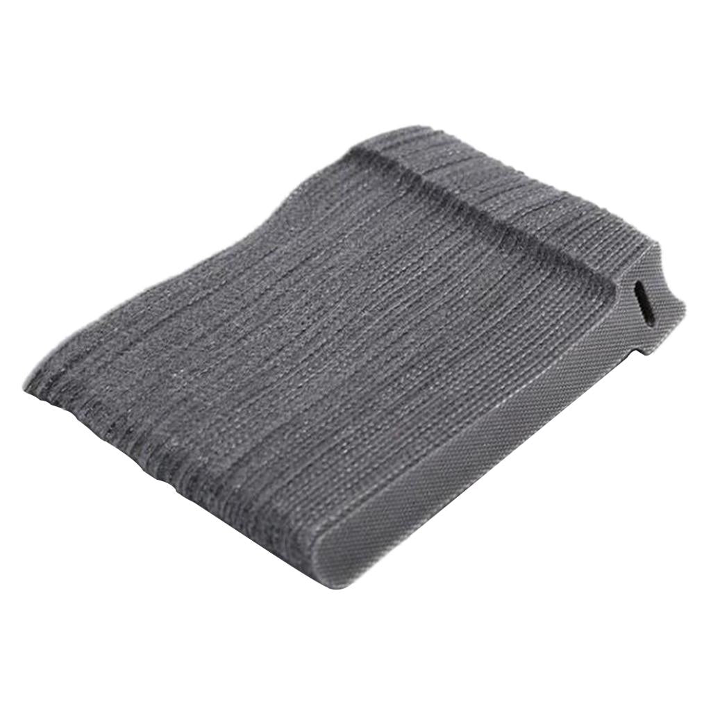 50pcs Cable Cord Tie Straps Reusable Cable Ties Cord Straps Grey 12x150mm