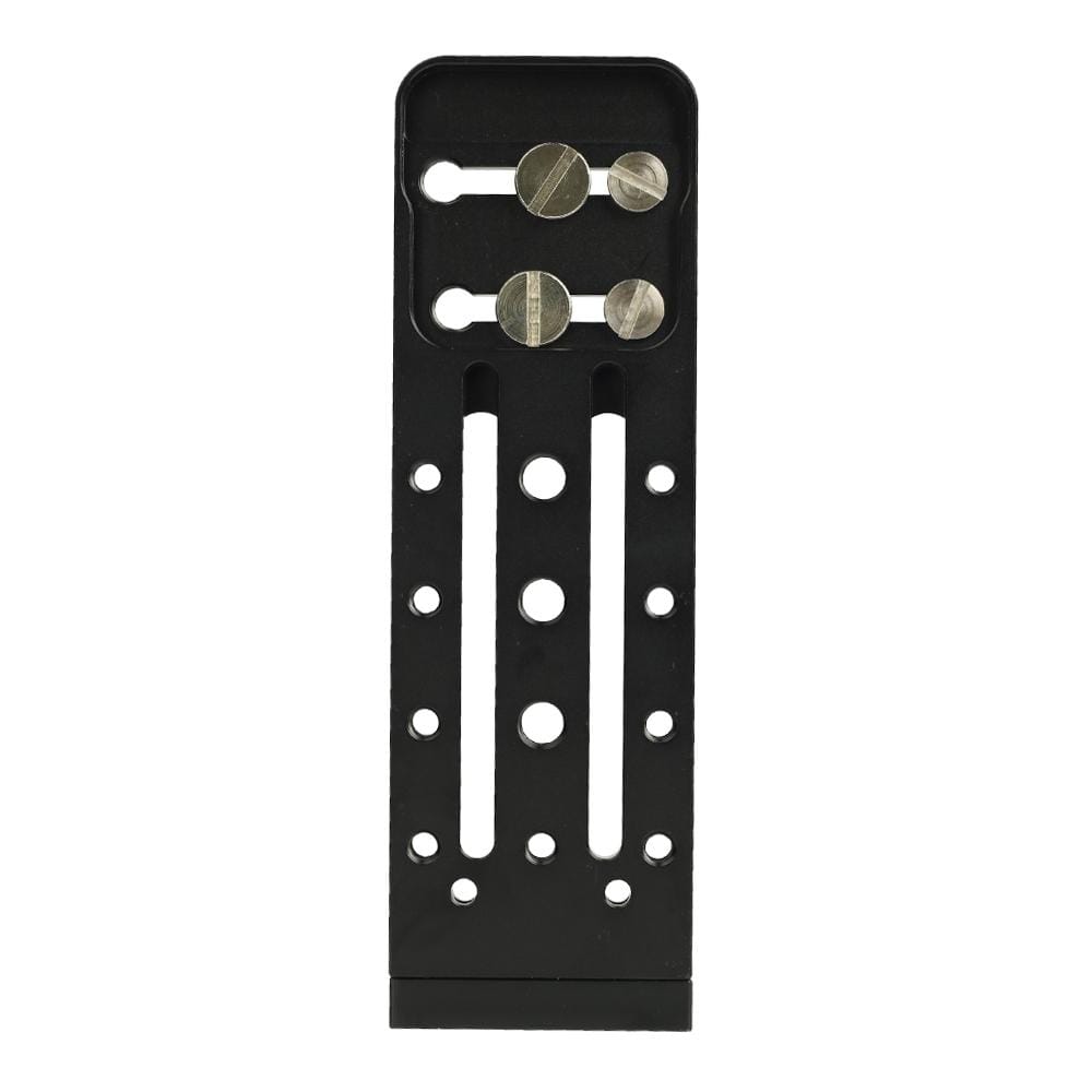 180A Universal 1/4 inch / 3/8 inch Vertical Shoot Quick Release L Plate Bracket Base Holder (Black)