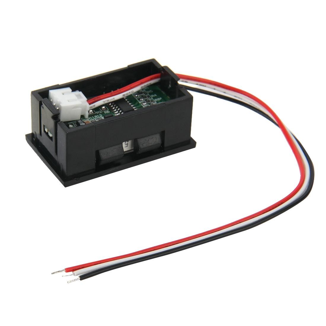 V27D 3 Wires Green Light Display Mini Digital Voltage Meter, Measure Voltage: DC 0-100V (Style1)