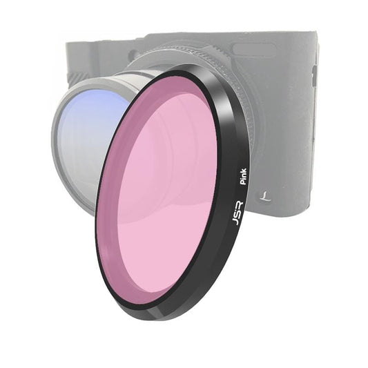 JSR Colored Lens Filter for Panasonic LUMIX LX10 (Pink)