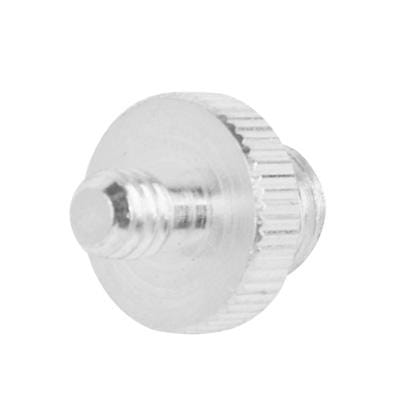 1/4 to 3/8 Stainless Steel Screw for Tripod Heads (Silver)