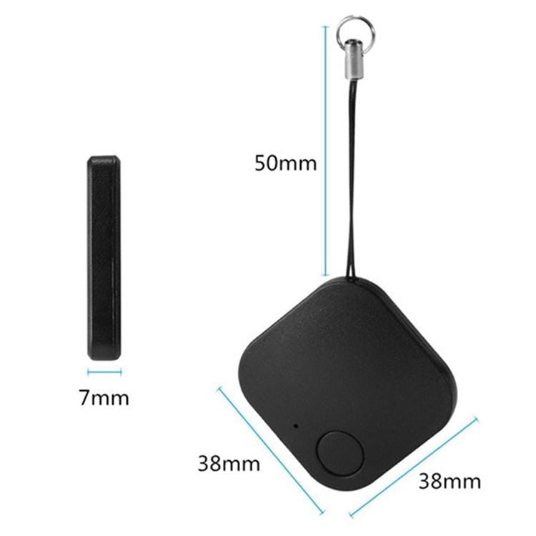 Portable Mini Square Anti Lost Device Smart Bluetooth Remote Anti Theft Keychain Alarm (Blue)