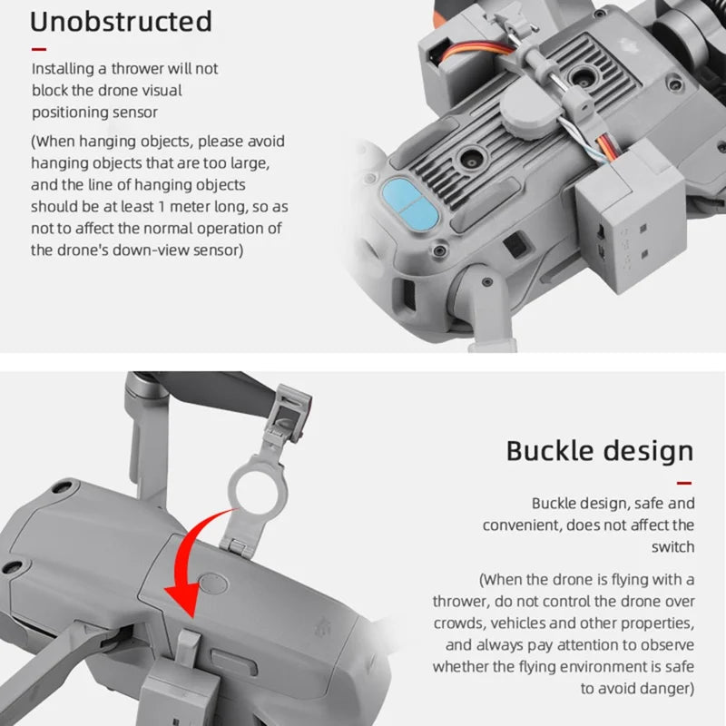 Uniqkart For EWB9199 For DJI Mavic Air 2/2S Release Device Airdrop System Payload Transport for Fishing, Wedding, Easter, Birthday Party, Family Reunion