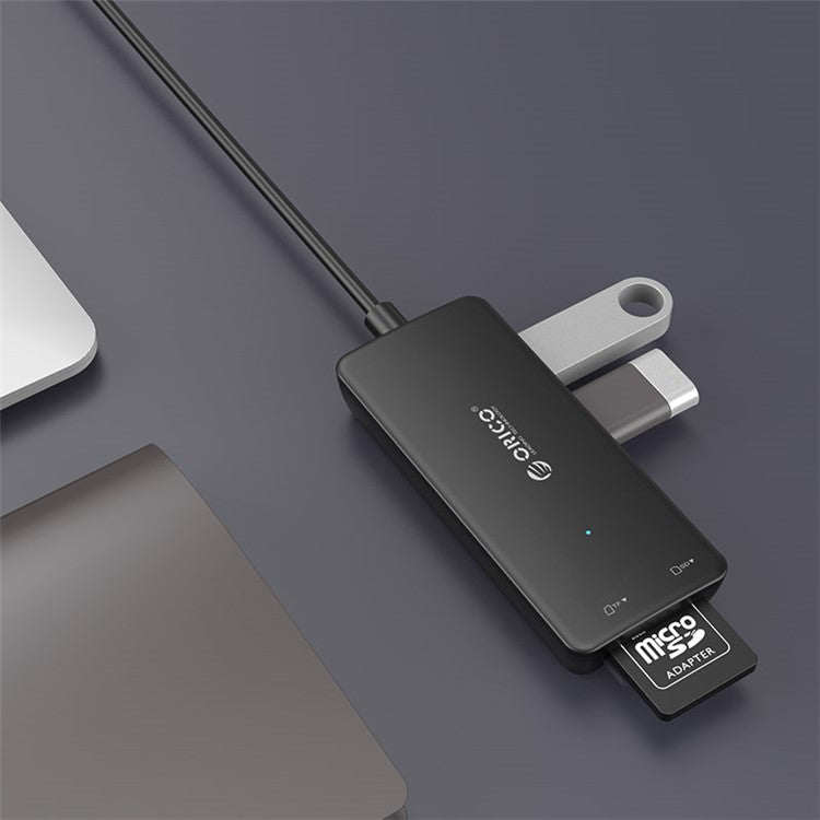 ORICO 2 in 1 3-Port USB 3.0 HUB + Card Reader (H3TS-U3)