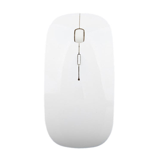 Bluetooth 3.0 Wireless Mouse 1600 DPI Battery Powered Slim Ergonomic Mice for PC Laptop - White