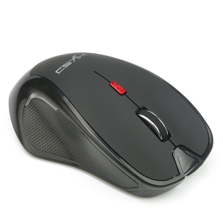 HXSJ T21 Bluetooth 3.0 Wireless Ergonomics Optical Mouse - Black