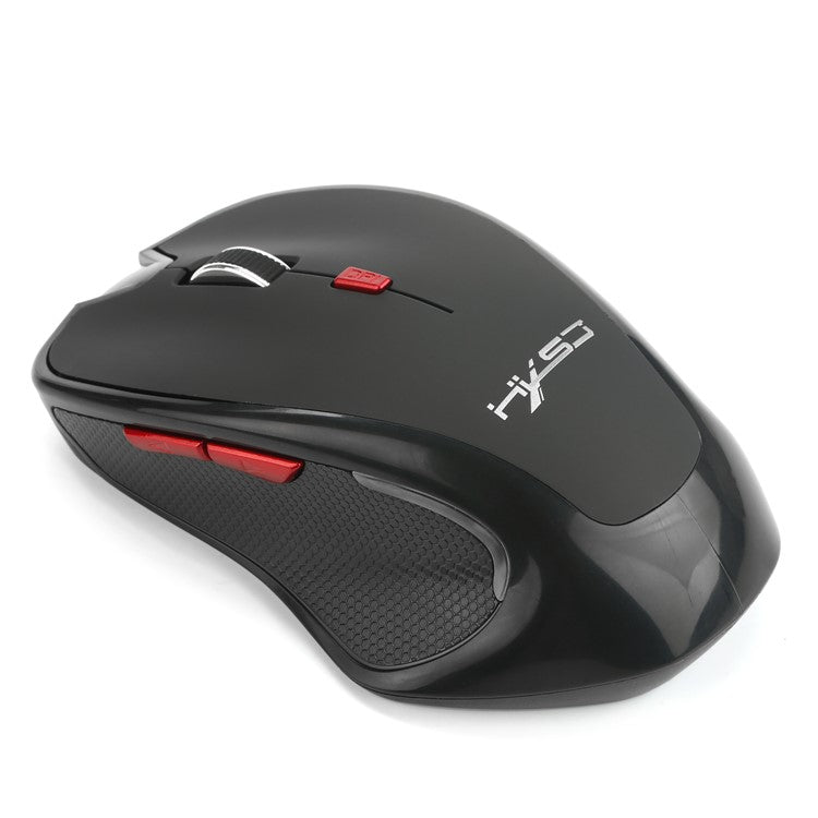 HXSJ T21 Bluetooth 3.0 Wireless Ergonomics Optical Mouse - Black