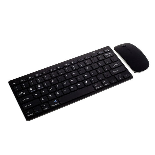 MODAO Super Thin Wireless Bluetooth 3.0 Keyboard + Bluetooth Optical Mouse Set - Black