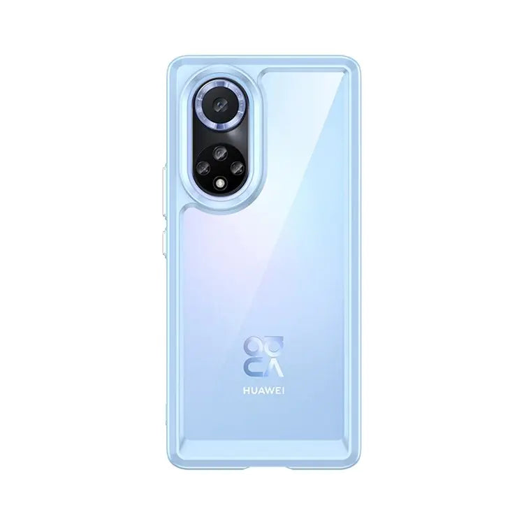 For Honor 50/Huawei nova 9 TPU + Acrylic Hybrid Wear-resistant Case Independent Buttons Anti-dirt Phone Shell(Black)