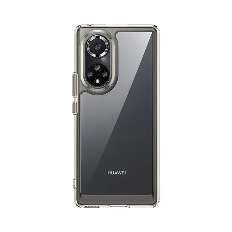 For Honor 50/Huawei nova 9 TPU + Acrylic Hybrid Wear-resistant Case Independent Buttons Anti-dirt Phone Shell(Black)