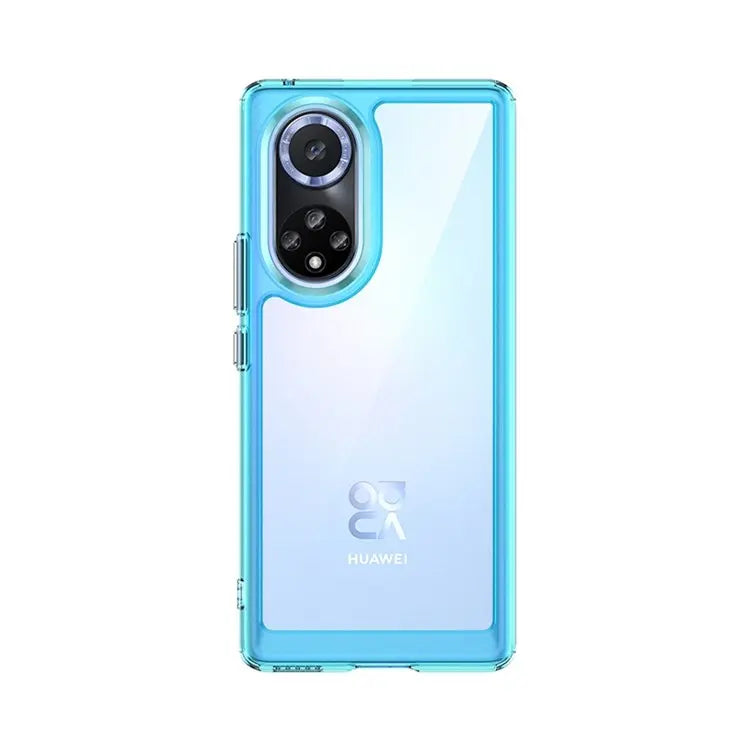 For Honor 50/Huawei nova 9 TPU + Acrylic Hybrid Wear-resistant Case Independent Buttons Anti-dirt Phone Shell(Black)