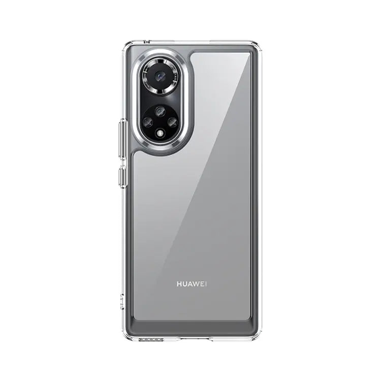 For Honor 50/Huawei nova 9 TPU + Acrylic Hybrid Wear-resistant Case Independent Buttons Anti-dirt Phone Shell(Black)
