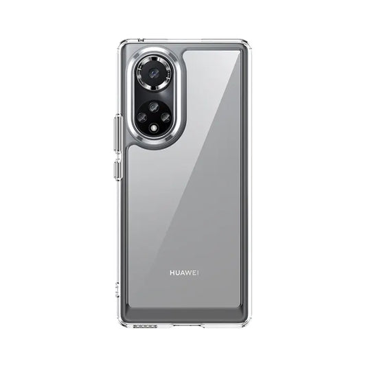 For Honor 50/Huawei nova 9 TPU + Acrylic Hybrid Wear-resistant Case Independent Buttons Anti-dirt Phone Shell(Transparent)