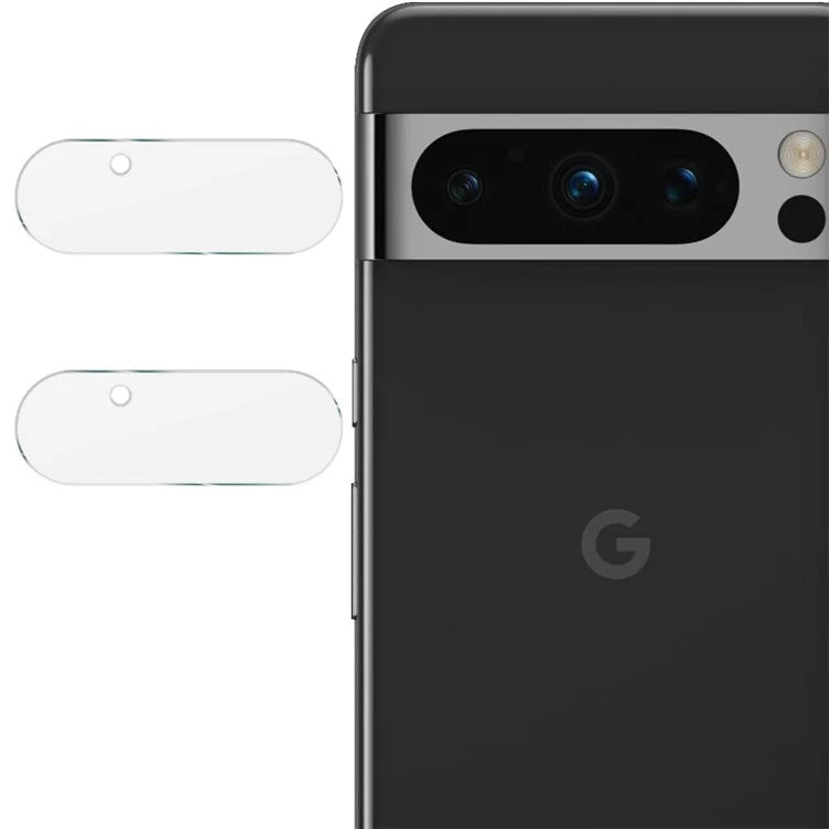 IMAK 2Pcs / Set For Google Pixel 8 Pro Tempered Glass Lens Protector Anti-scratch Lens Film (Downsize Version)