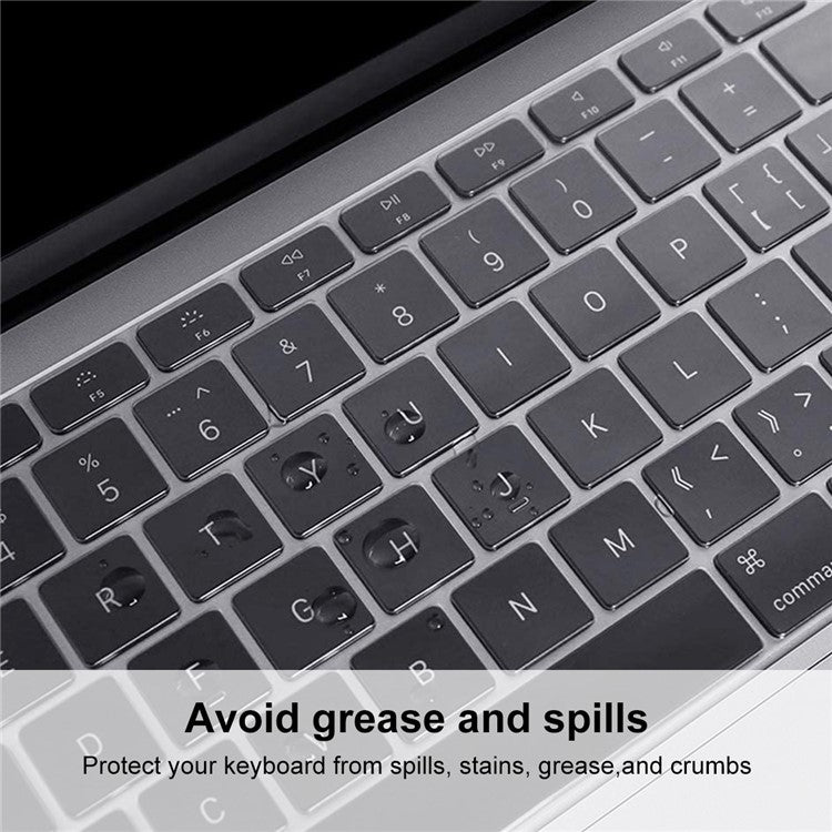 ENKAY HAT PRINCE Ultra-thin TPU Keyboard Guard Film for MacBook 12-inch/Pro 13.3-inch A1708 without Touch Bar (2016 EU Version)