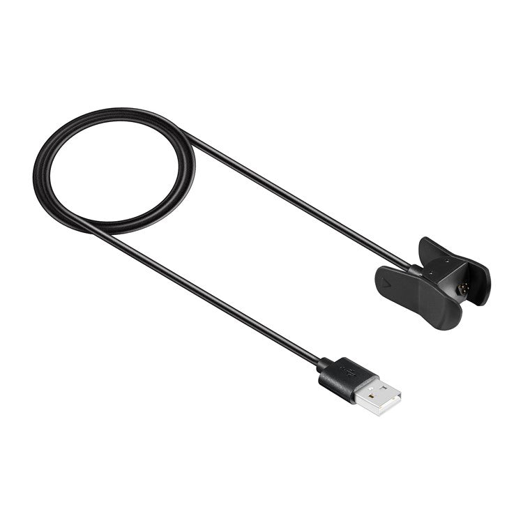 For Garmin Vivosmart 3 1m USB Charging Cable Cradle - Black