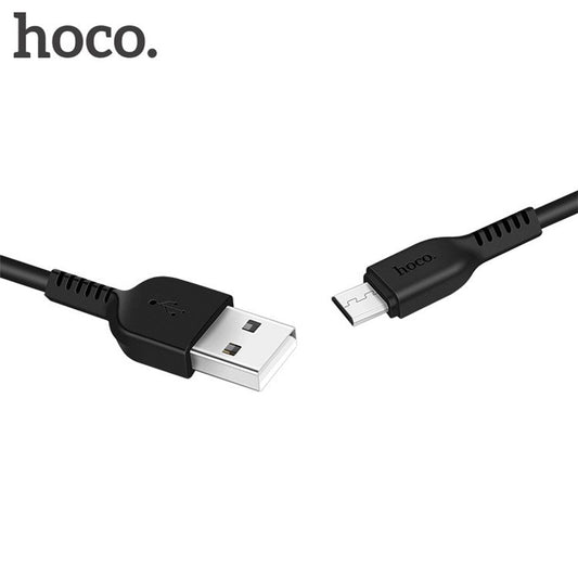 HOCO X20 Flash 1M 2A Micro USB Charge and Data Transferring Cable for Huawei Samsung Etc. - Black