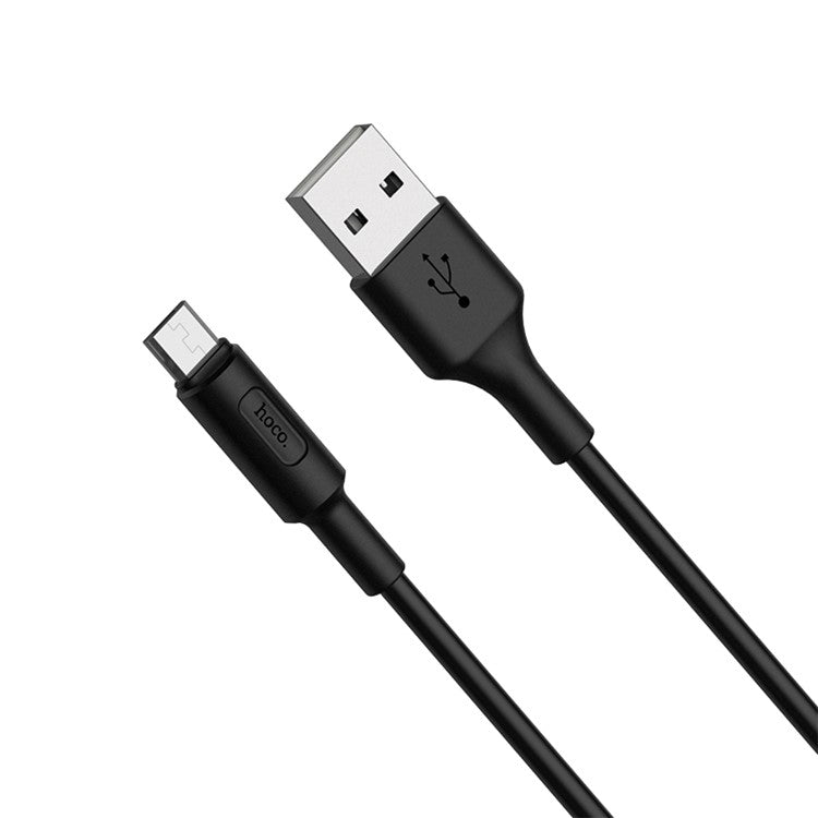 HOCO X25 1M Soarer Micro USB Data Transfer Charging Cable - Black