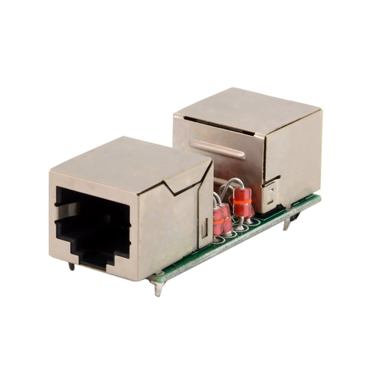 CY UT-013 RJ45 UTP STP CAT6 CAT5e Female to Female Network LAN Adapter Extender with Lightning Protection & Shield