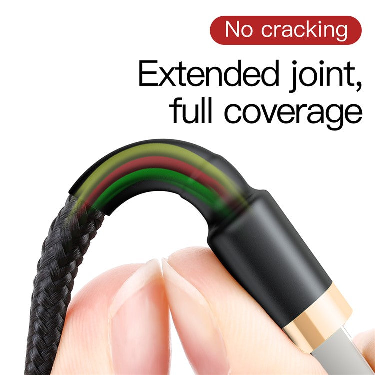BASEUS KLF Series 3m 2A USB iP Charging Cable - Gold / Black