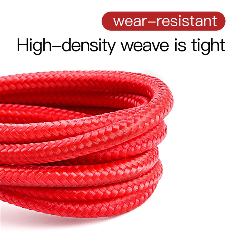 BASEUS KLF Series 3m 2A USB iP Charging Cable - Red