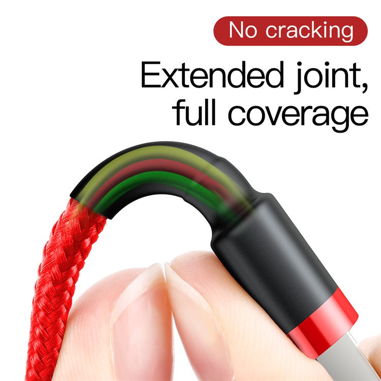 BASEUS KLF Series 3m 2A USB iP Charging Cable - Red