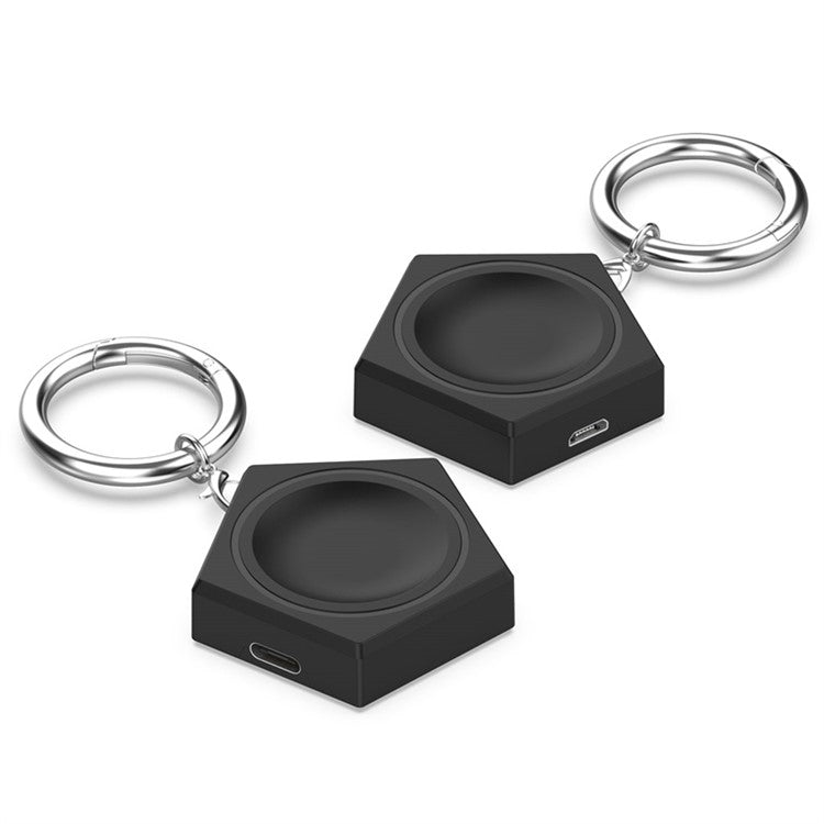 For Huawei Watch GT 3 Pro New / GT 3 / GT 2 Pro / Watch 3 / Watch Ultimate Portable Wireless Charger Smartwatch Charging Dock Cradle - Black