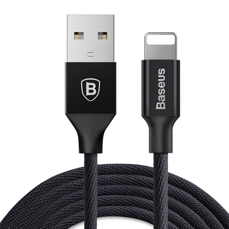 BASEUS Yiven iP to USB Cable for iPhone 7, iOS 10 Version (1.8m) - Black