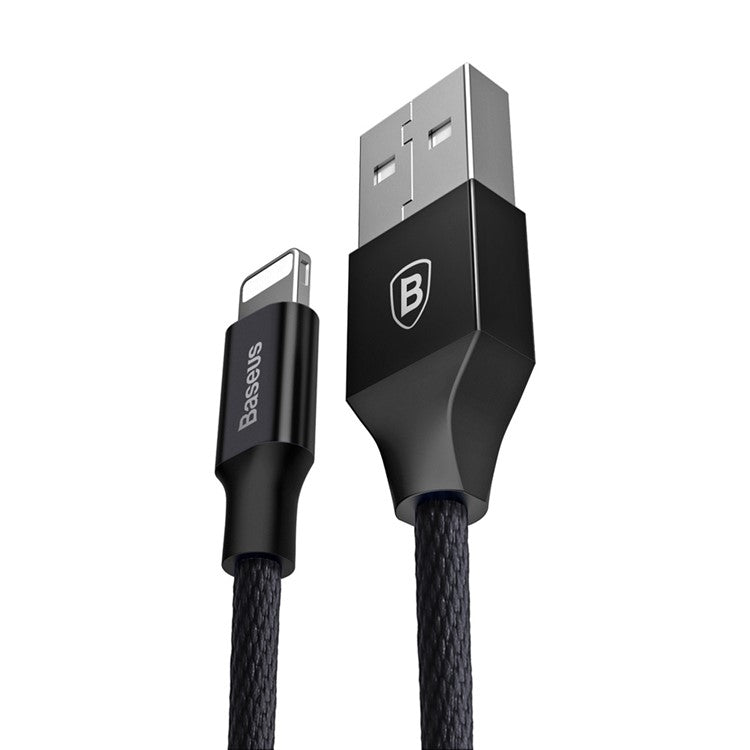 BASEUS Yiven iP to USB Cable for iPhone 7, iOS 10 Version (1.8m) - Black