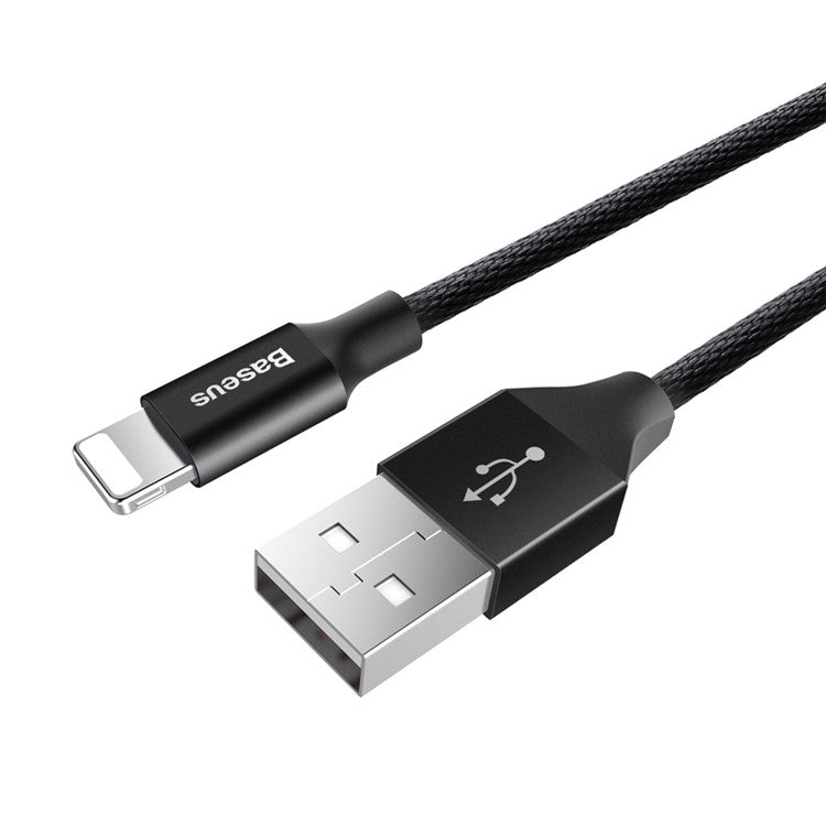 BASEUS Yiven iP to USB Cable for iPhone 7, iOS 10 Version (1.8m) - Black