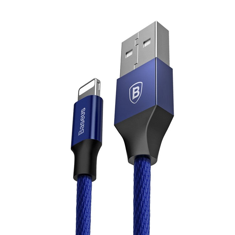 BASEUS Yiven Data Sync Charge iP Cable for iPhone 7, iOS 10 Version (1.8m) - Navy Blue