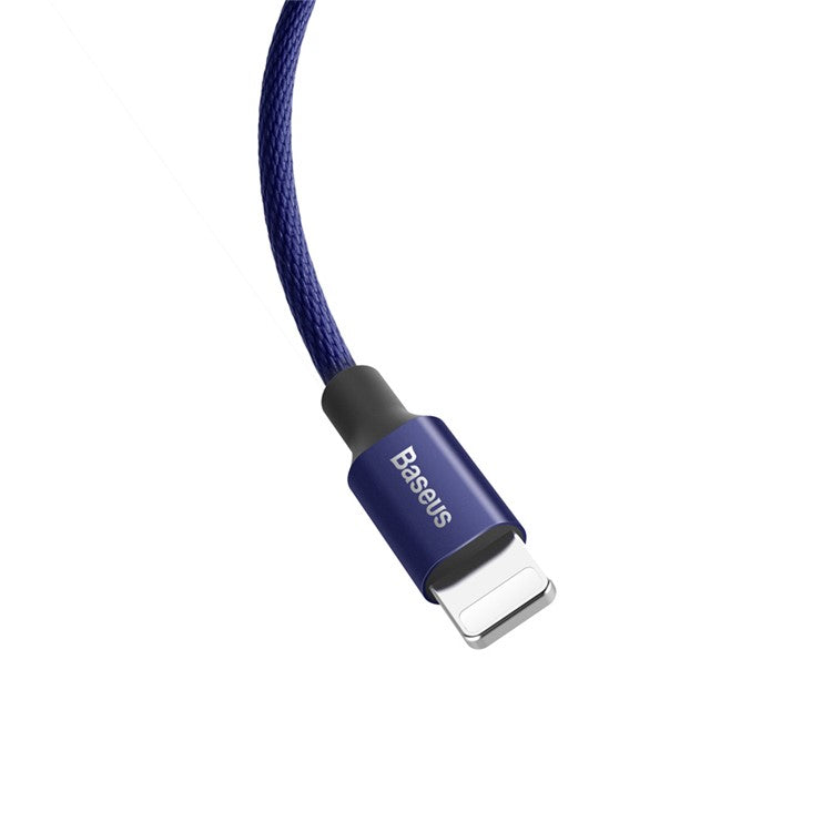 BASEUS Yiven Data Sync Charge iP Cable for iPhone 7, iOS 10 Version (1.8m) - Navy Blue