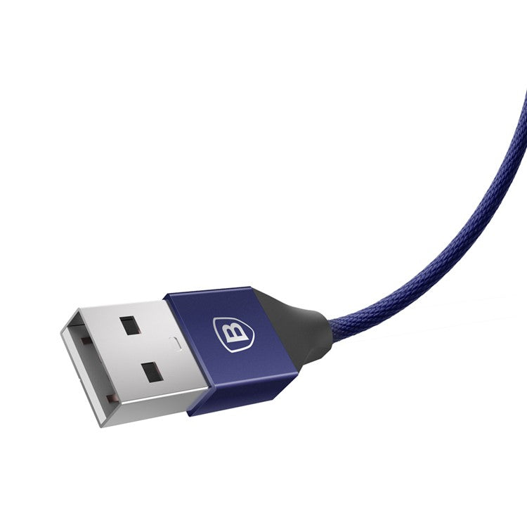 BASEUS Yiven Data Sync Charge iP Cable for iPhone 7, iOS 10 Version (1.8m) - Navy Blue