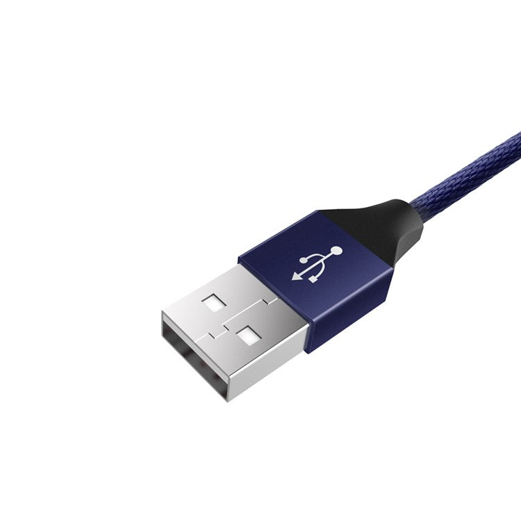 BASEUS Yiven Data Sync Charge iP Cable for iPhone 7, iOS 10 Version (1.8m) - Navy Blue