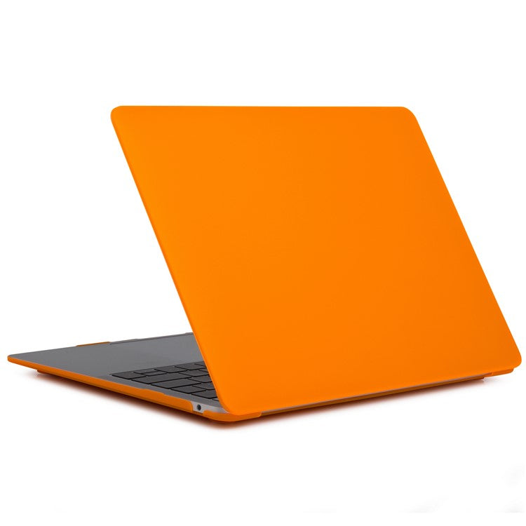 Matte Plastic Front and Back Cover Protection Shell for MacBook Air 13.3" Retina Display A2337 M1 (2020)/Air 13.3'' Retina Display A2179 (2020)/Air 13.3-inch (2019) (2018) A1932 - Orange