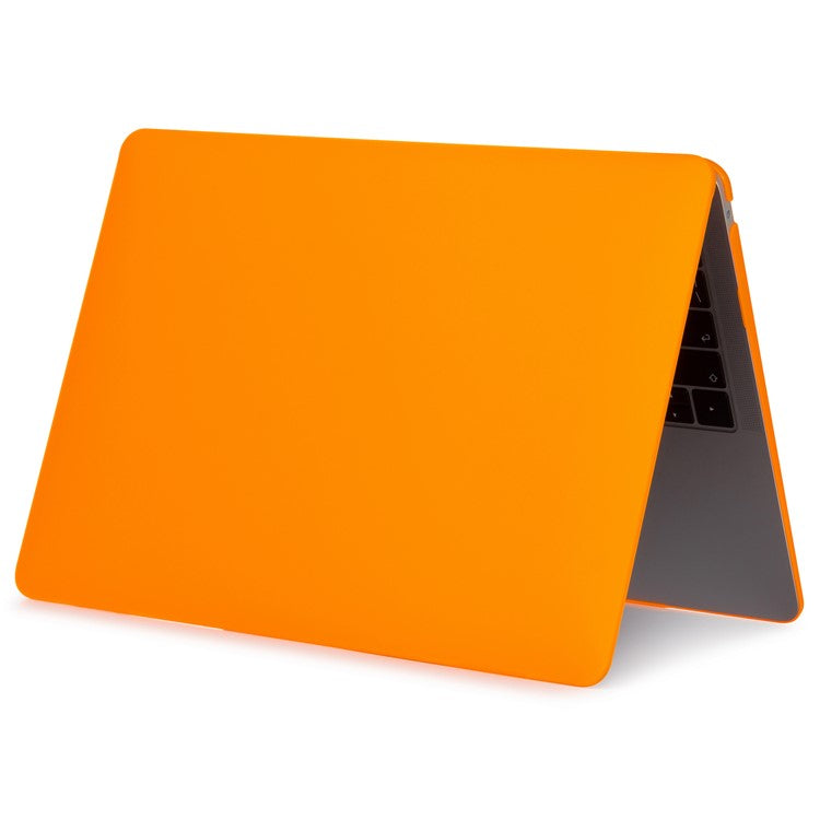 Matte Plastic Front and Back Cover Protection Shell for MacBook Air 13.3" Retina Display A2337 M1 (2020)/Air 13.3'' Retina Display A2179 (2020)/Air 13.3-inch (2019) (2018) A1932 - Orange