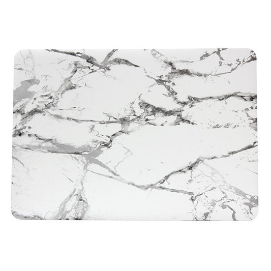 Marble Texture Hard Shell Case for Apple MacBook Pro 13.3 Inch - Grey / White
