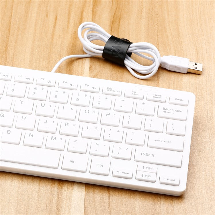 SOYAN 3PCS/Lot PU Leather Earphone Bobbin Winder Cable Organizer - Black
