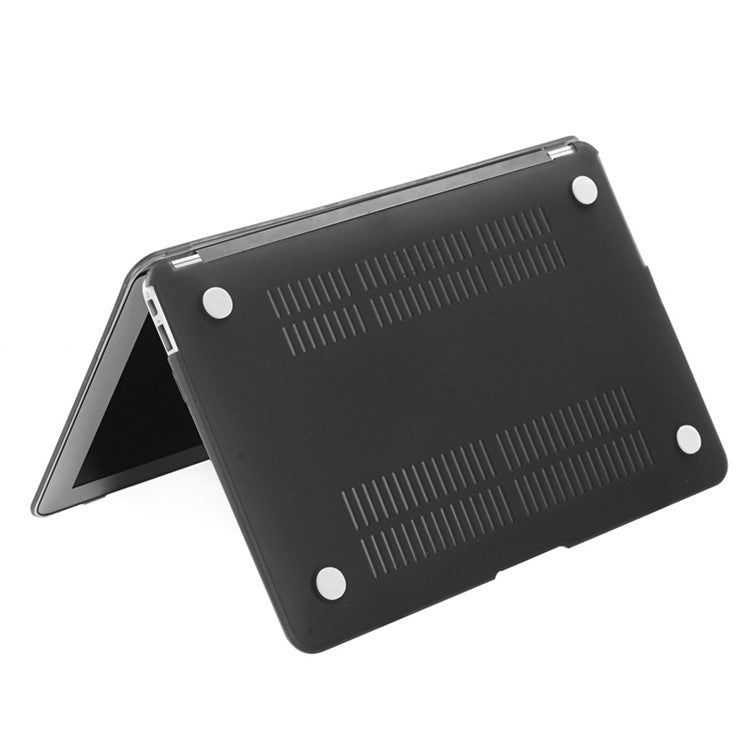 Matte Hard Plastic Case for MacBook Pro 15.4-inch with Retina Display A1398 - Transparent Black