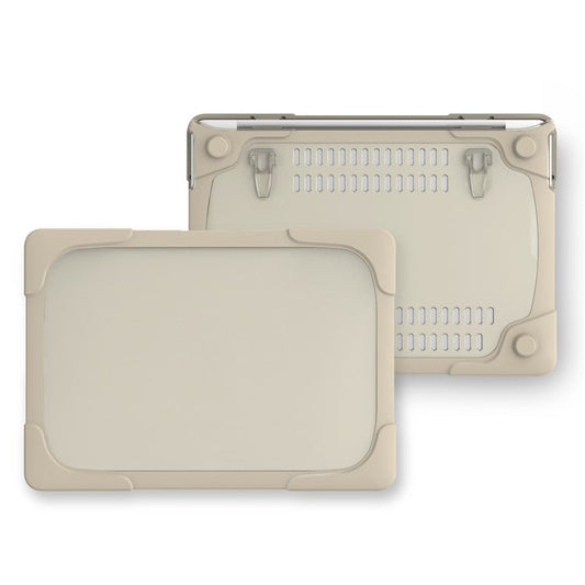 Plastic TPU 2-Piece Hybrid Cover for MacBook Pro 13-inch (2016) with Touch Bar - Khaki